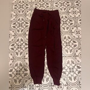 lululemon athletica Maroon Jogger Pants